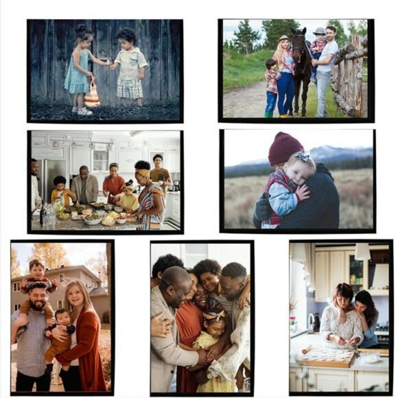 Magnetic Picture Frames Set of 11 4x6 Photo Sleeves for Refrigerator Display - Picture 5 of 7